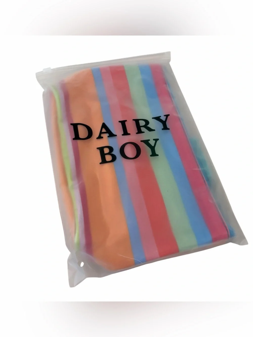 Dairy Boy | Shell & Sail Makeup Bag | Popsicle Stripe| NEW